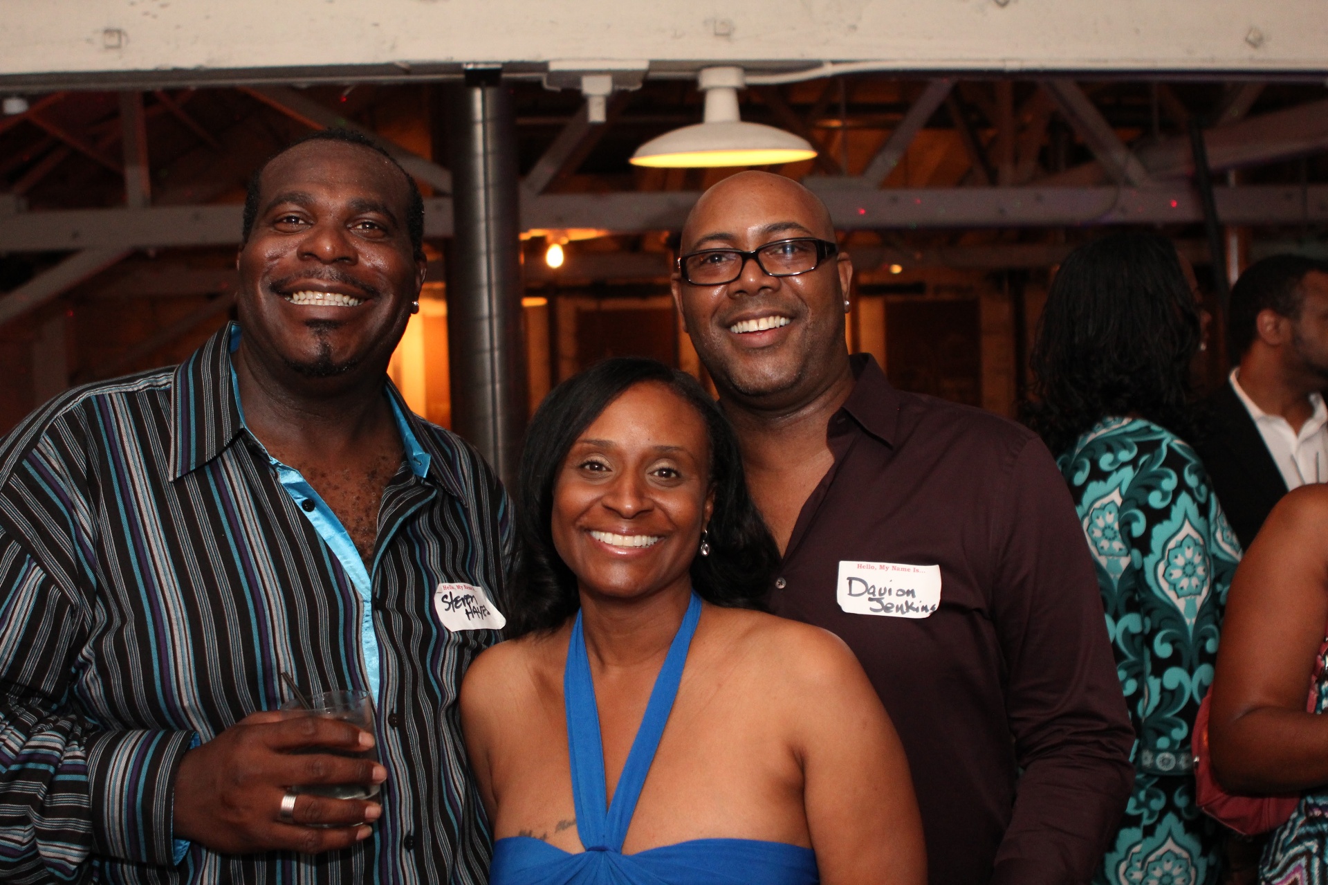 Classmates at the 25th reunion